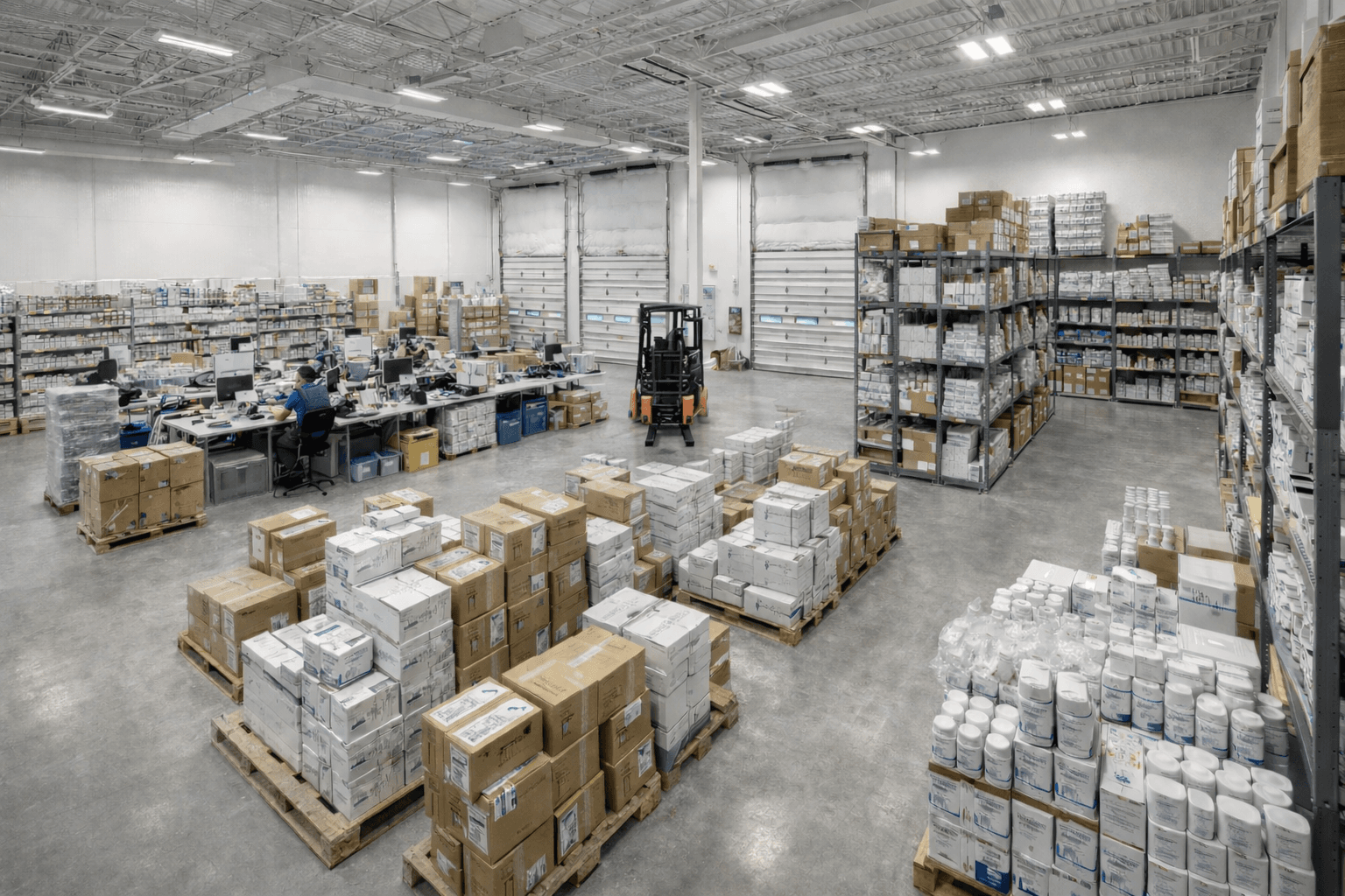 Our 6,000 sq ft warehouse is designed for secure storage and large scale outbound operations